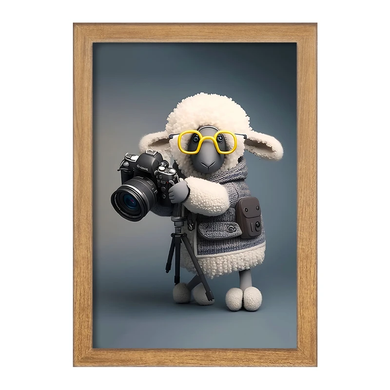 تابلو خندالو مدل گوسفند کد F10039