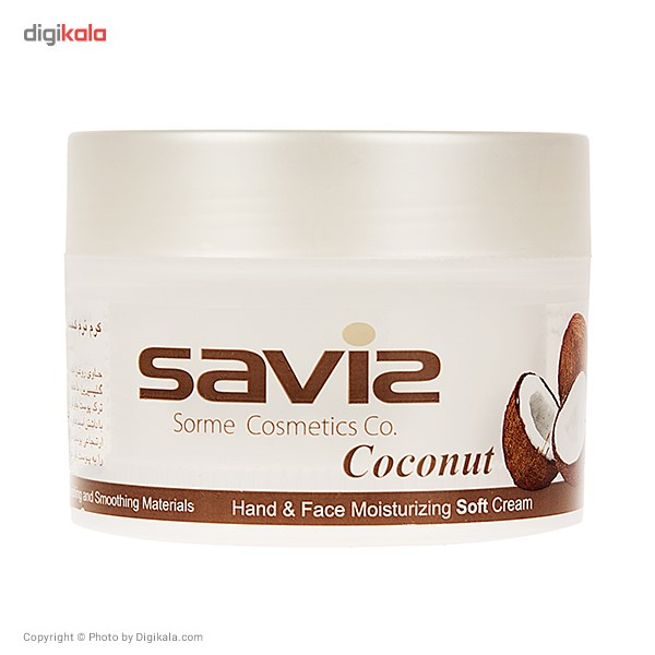 کرم مرطوب کننده ساویز مدل Coconut وزن 180 گرم