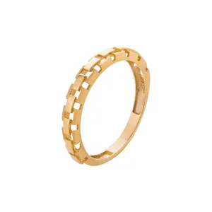 انگشتر طلا 18 عیار زنانه کاکامی مدل بافت 146