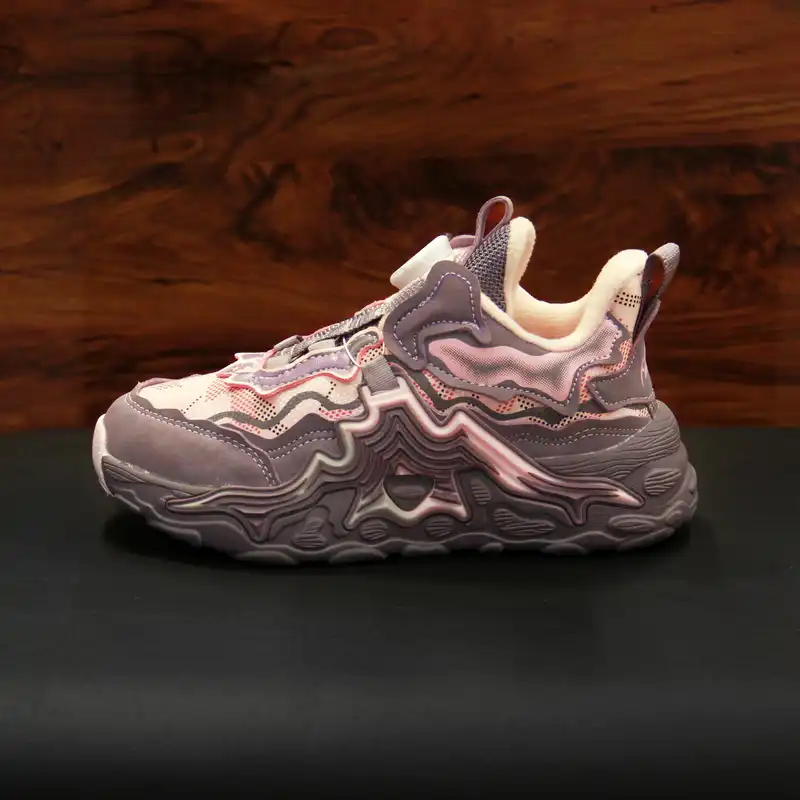 کفش پیاده روی دخترانه بی کی جی کیدز مدل فضایی کد Ba 54