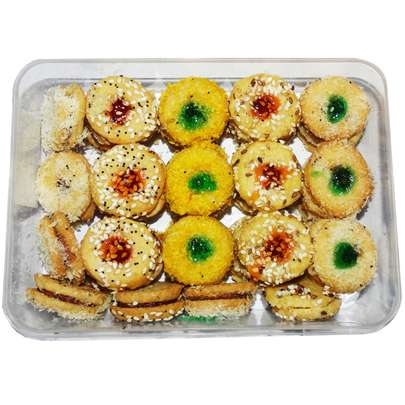 طرز تهیه شیرینی مشهدی بدون فر و مربایی ساده