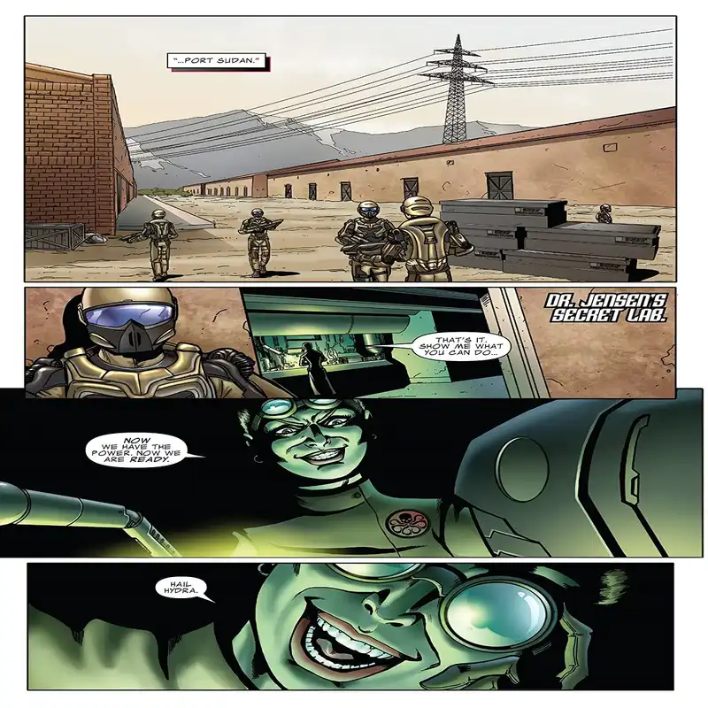 مجله THE AVENGERS #1 OPERATION HYDRA دسامبر 2017