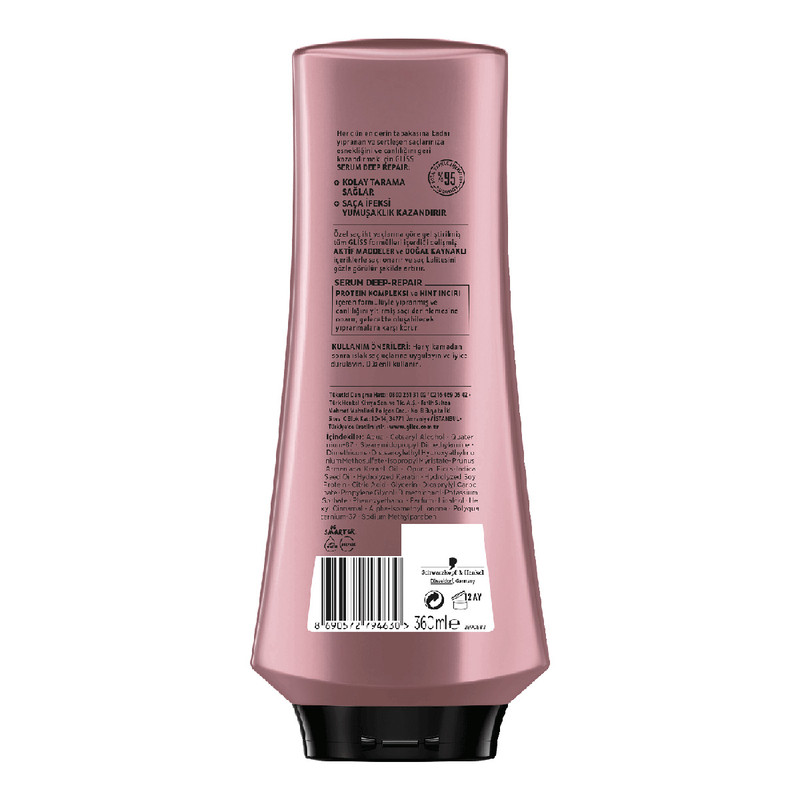 نرم کننده مو گلیس مدل SERUM DEEP REPAIR حجم 360 میلی لیتر نرم کننده مو گلیس مدل SERUM DEEP REPAIR حجم 360 میلی لیتر