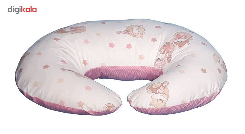 بالش شیردهی نی نی هلپ مدل خرس و ماه صورتی