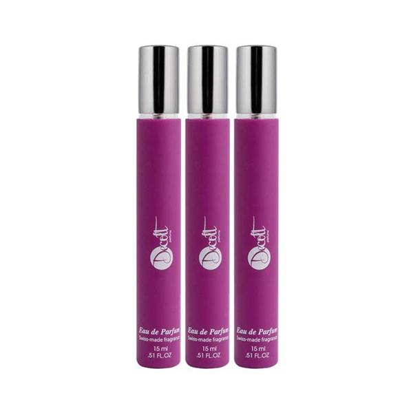 عطر جیبی زنانه دکلت مدل Bright Crystal Versace حجم 15 میلی لیتر مجموعه 3 عددی