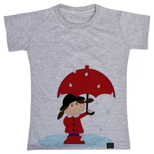 تی شرت آستین کوتاه دخترانه 27 مدل بامزه کد T35