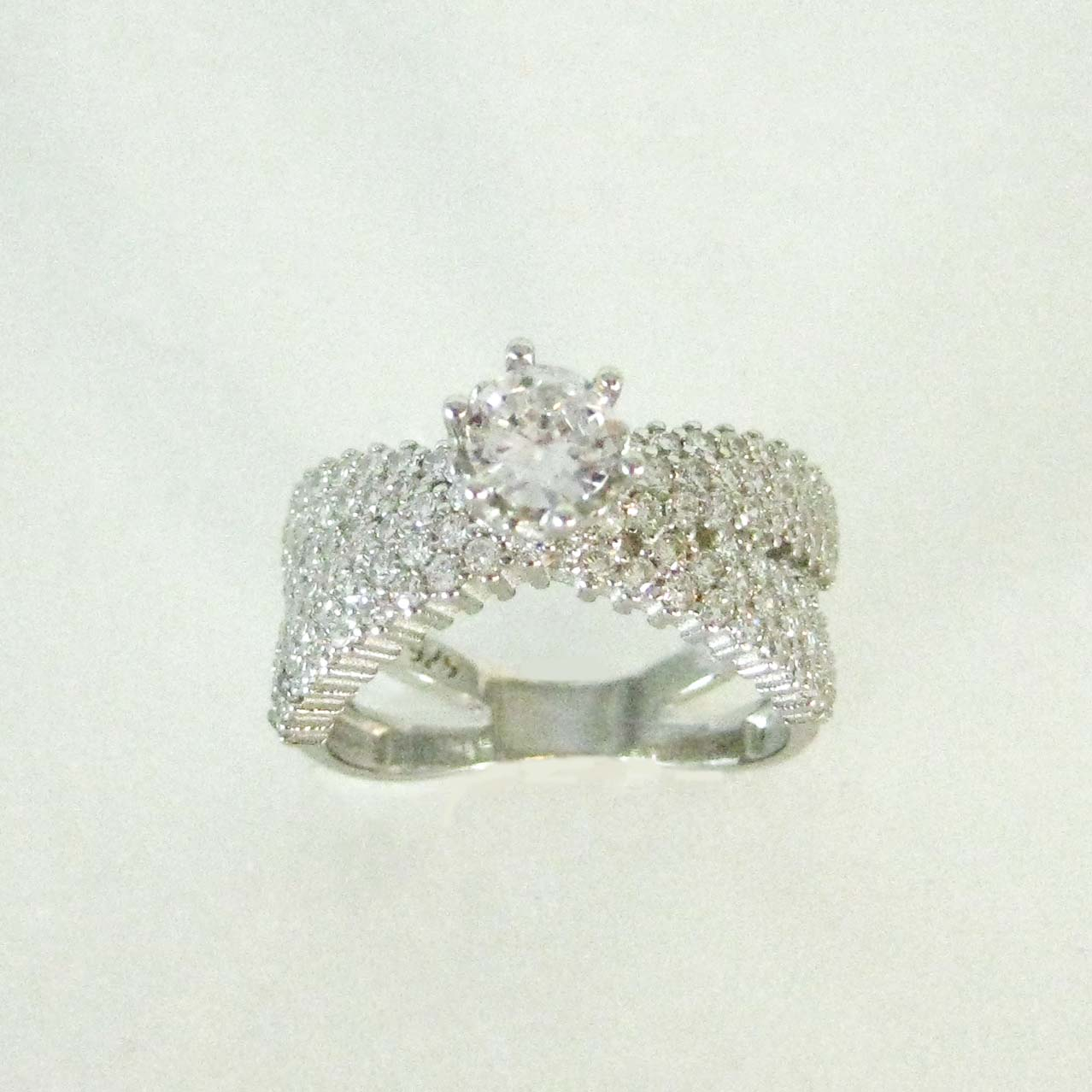 انگشتر نقره زنانه مدل OKN_R052 