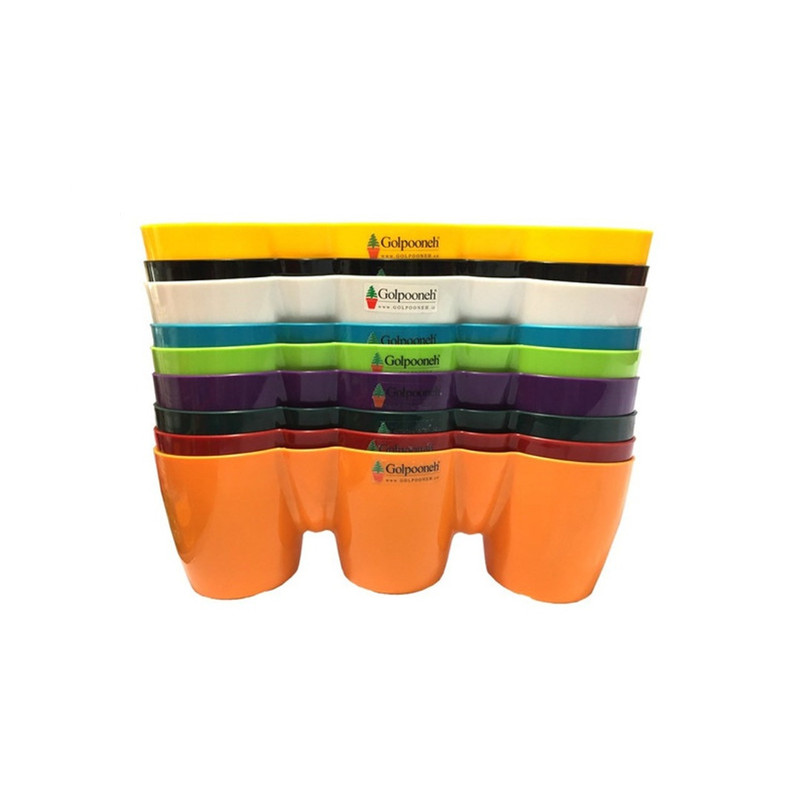 گلدان گلپونه مدل نارسیس سه قلو