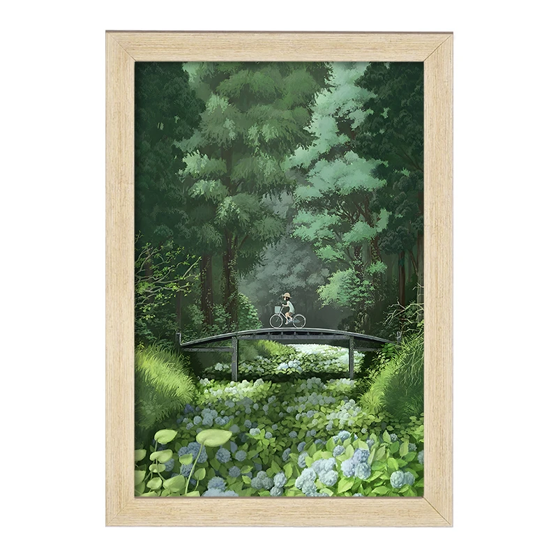 تابلو خندالو مدل جنگل کد F3649