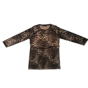 بلوز آستین بلند زنانه مدل مخمل پلنگی 6