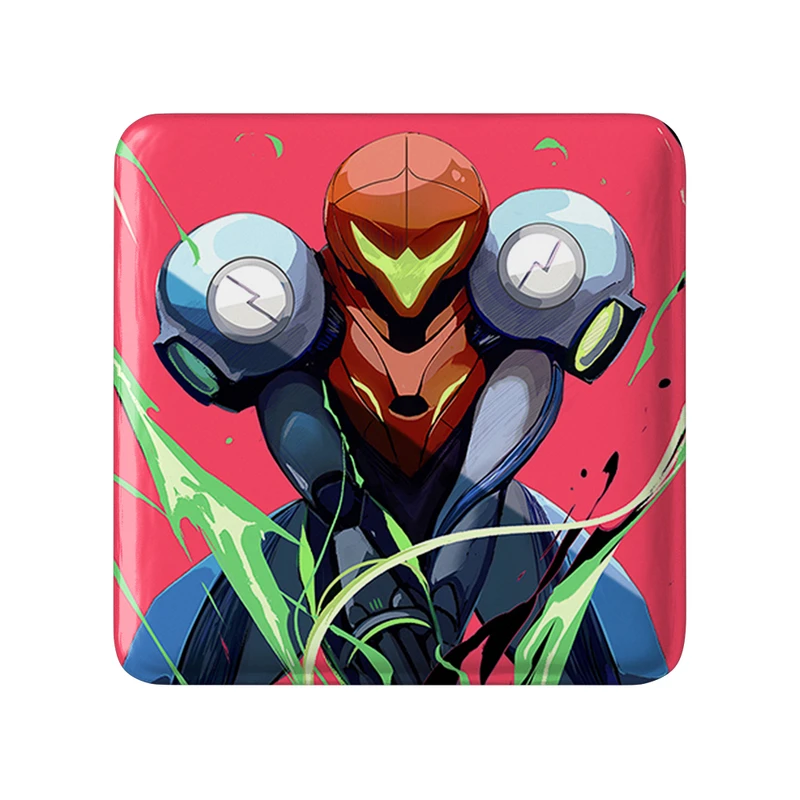 مگنت خندالو طرح بازی متروید (Metroid) مدل مربعی کد 35679