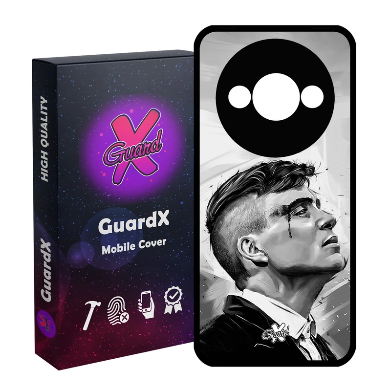 کاور گارد ایکس طرح Peaky Blinders مدل قاب Glass10132 مناسب برای گوشی موبایل شیائومی Redmi A3 4G/ A3X 4G/ Poco C61