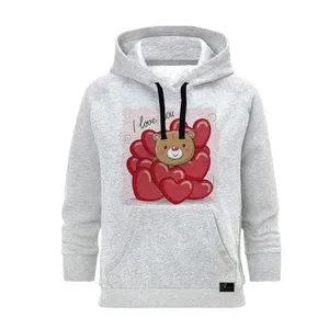 هودی زنانه کد B265 رنگ طوسی