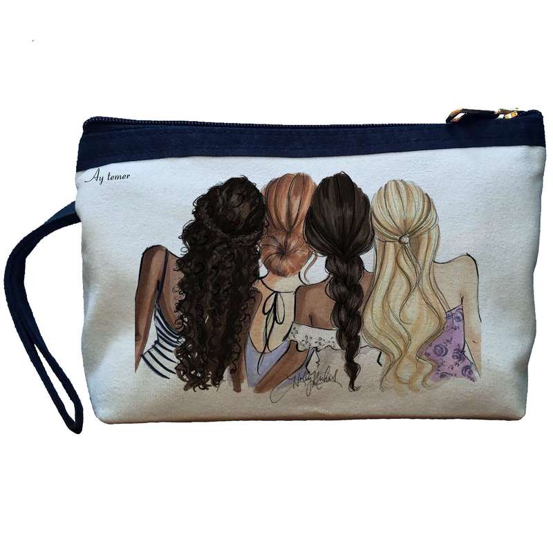 کیف لوازم آرایش زنانه آی تمر مدل فرندز کد 252