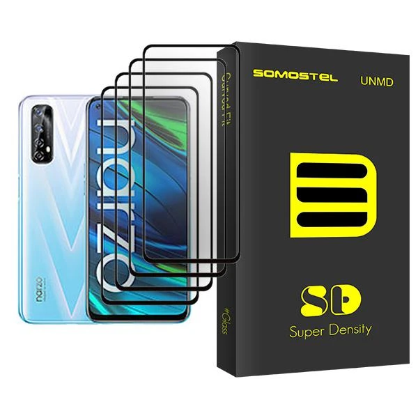 محافظ صفحه نمایش سوماستل مدل SD Glass MIX004 مناسب برای گوشی موبایل ریلمی Narzo 20 Pro بسته چهار عددی