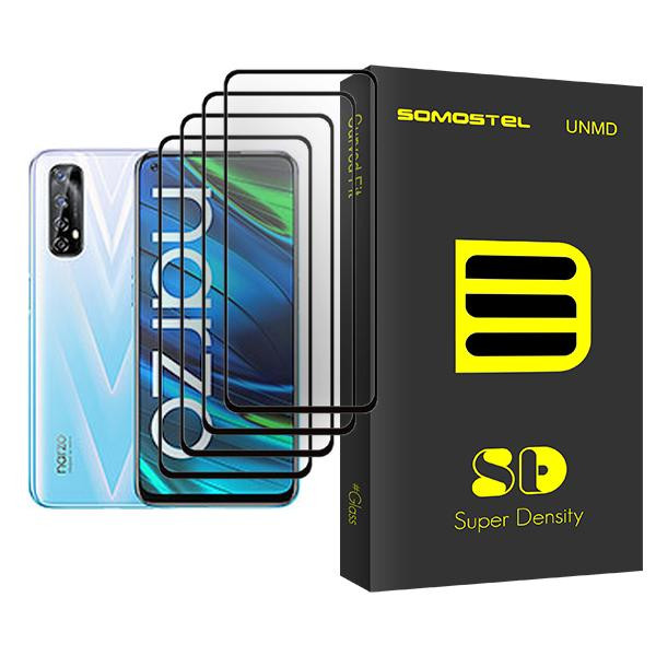 محافظ صفحه نمایش سوماستل مدل SD Glass MIX004 مناسب برای گوشی موبایل ریلمی Narzo 20 Pro بسته چهار عددی