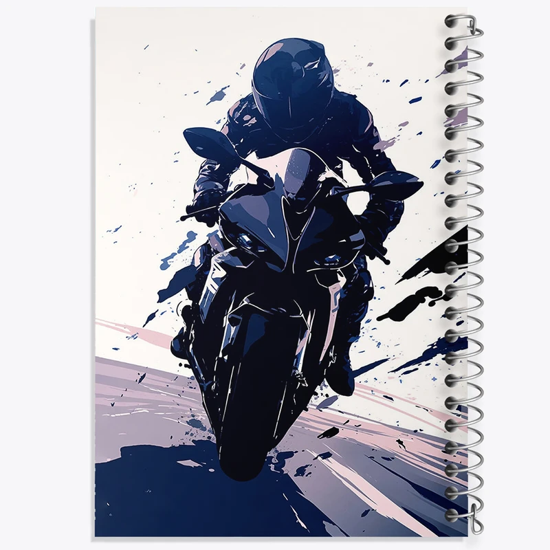 دفتر نت موسیقی 50 برگ خندالو مدل موتورسوار کد N1197