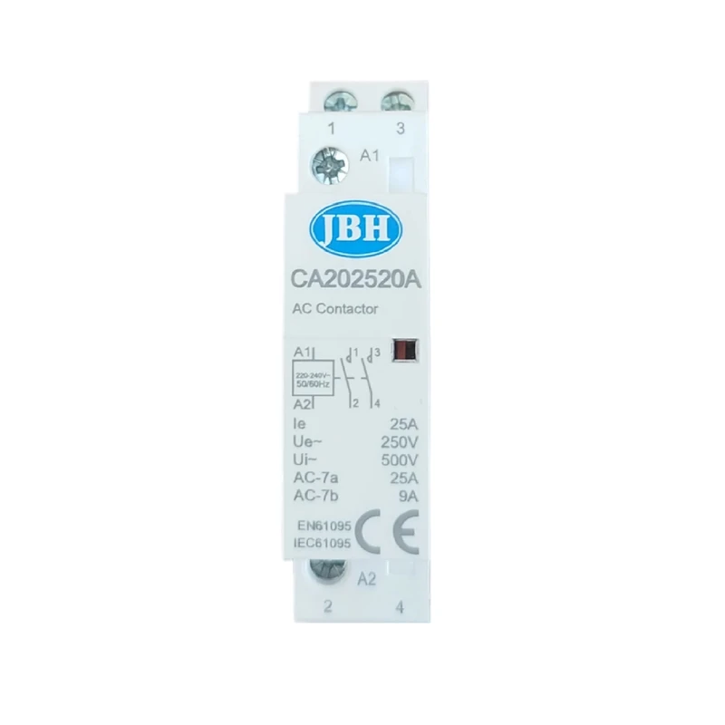کنتاکتور تکفاز اتوماتیک جی بی اچ مدل 25 آمپر کد JBH/CA202520A بسته پنج عددی