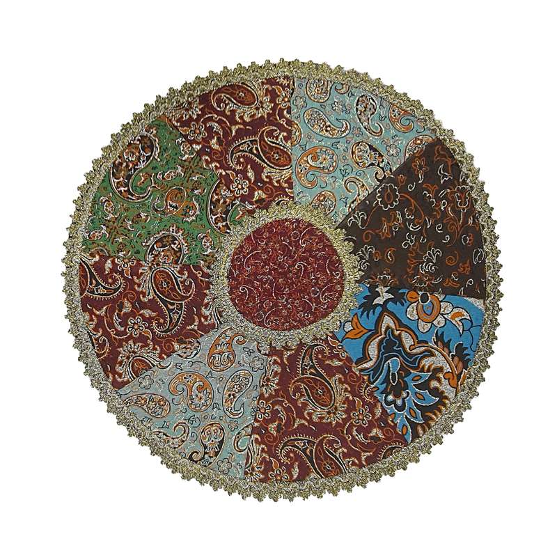 رومیزی ترمه مدل عقیق کد R13