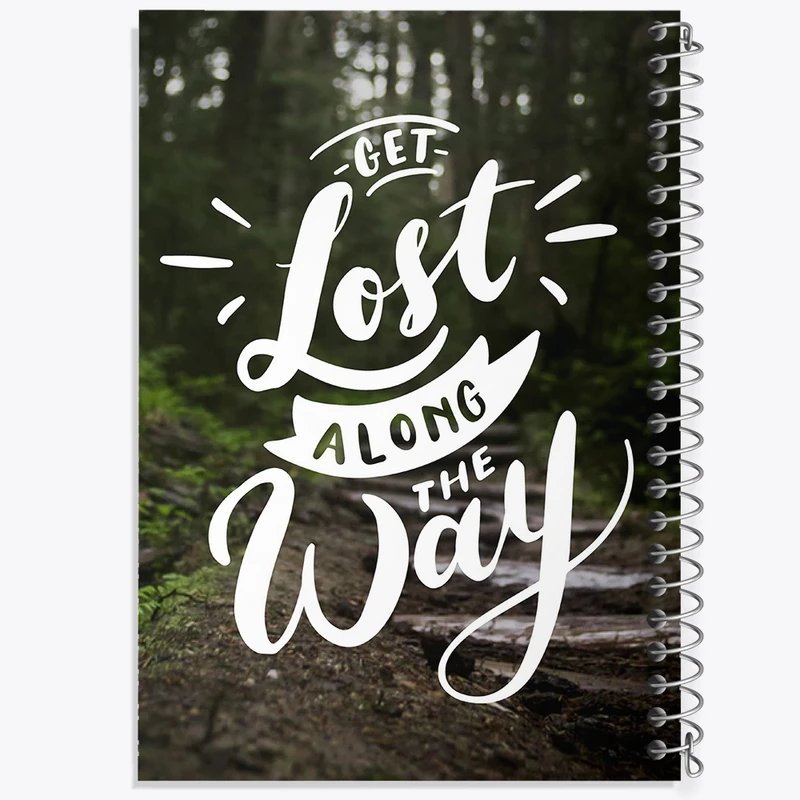 دفتر لیست خرید 50 برگ خندالو طرح Get Lost Along The Way کد F1498