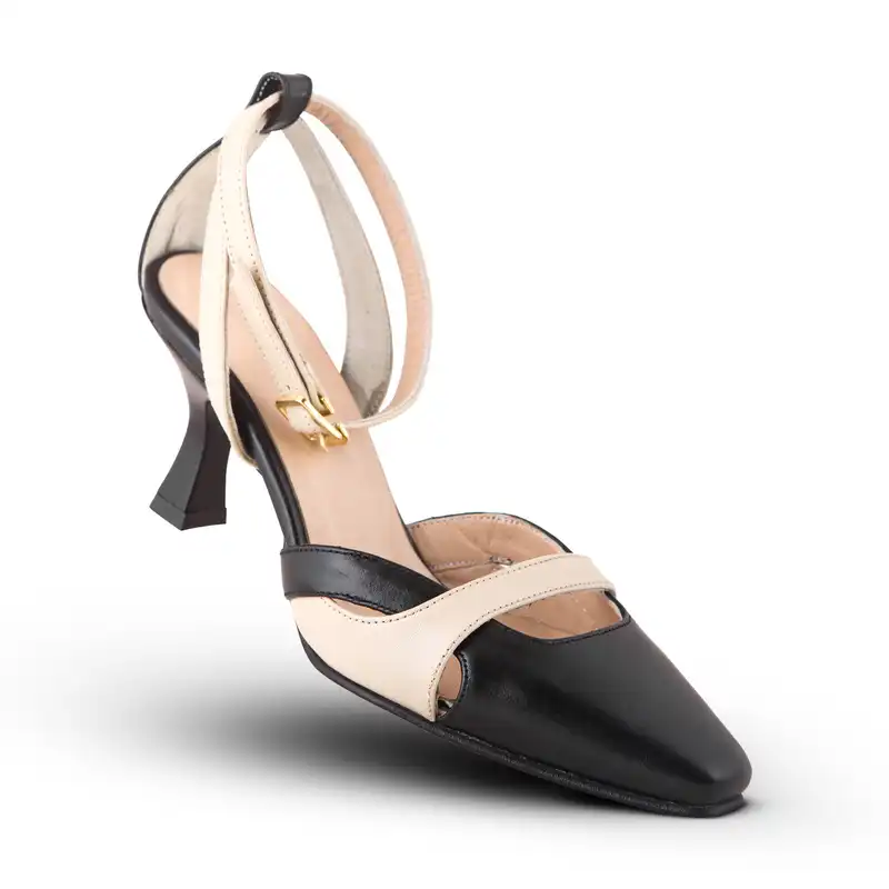 کفش زنانه چرم یلسان مدل آزالیا کد GN-561-msk