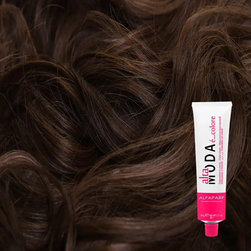 کیت رنگ مو آلتا مودا شماره 6.35 وزن 150 گرم رنگ بلوند ماهگونی تیره