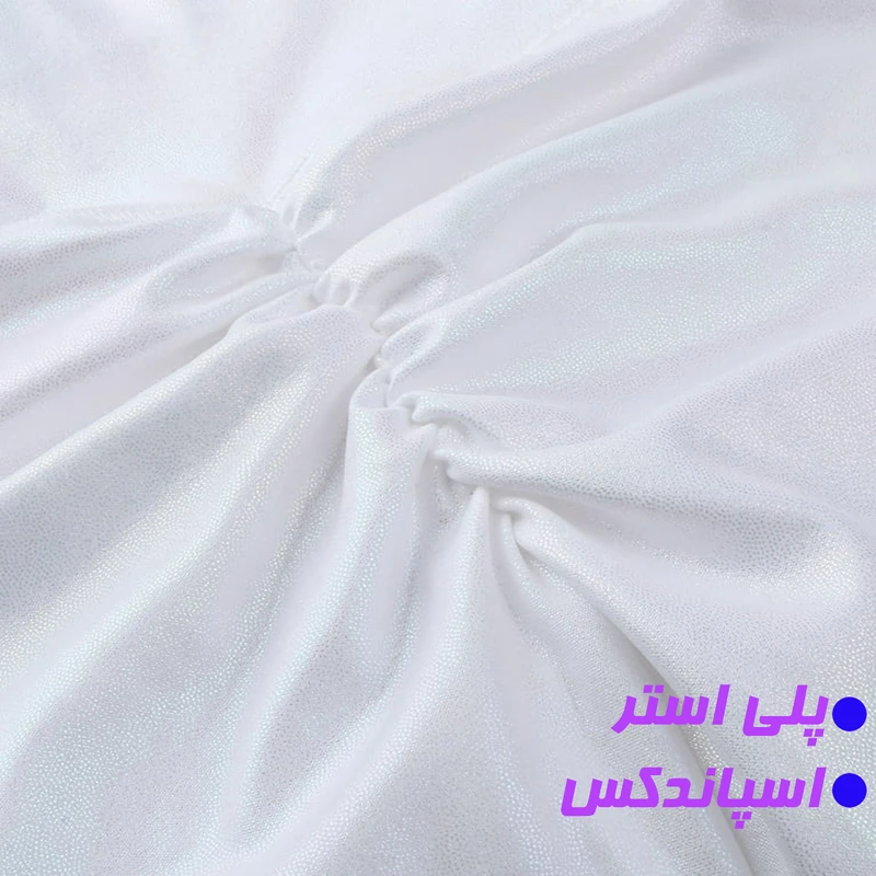 عکس شماره 2 : لگینگ ورزشی زنانه مدل براق پشت چین دار کد lflb02