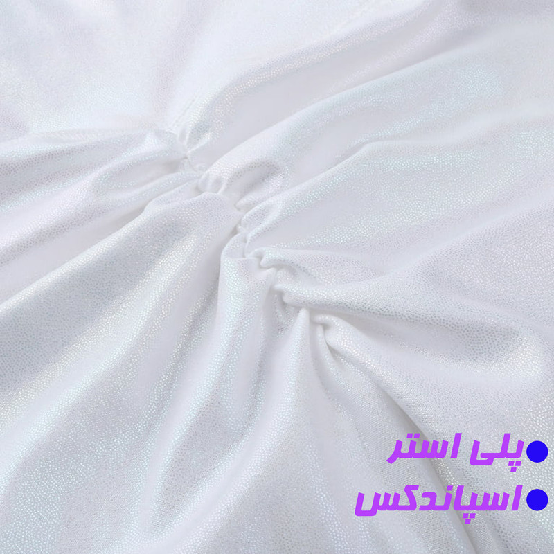 لگینگ ورزشی  زنانه مدل براق پشت چین دار کد LFLB02