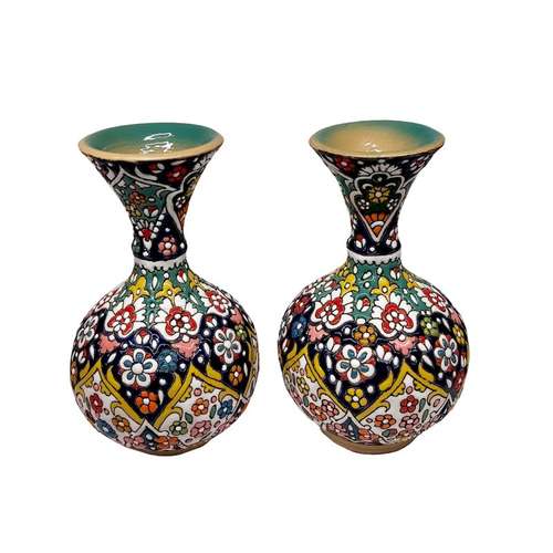 گلدان میناکاریکد 2020 مجموعه 2 عددی