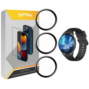 محافظ صفحه نمایش نانو اسپریگ مدل SPG مناسب برای ساعت هوشمند شیائومی Kieslect K11 بسته سه عددی