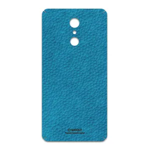 MAHOOT Blue-Leather Cover Sticker for LG Q Stylus