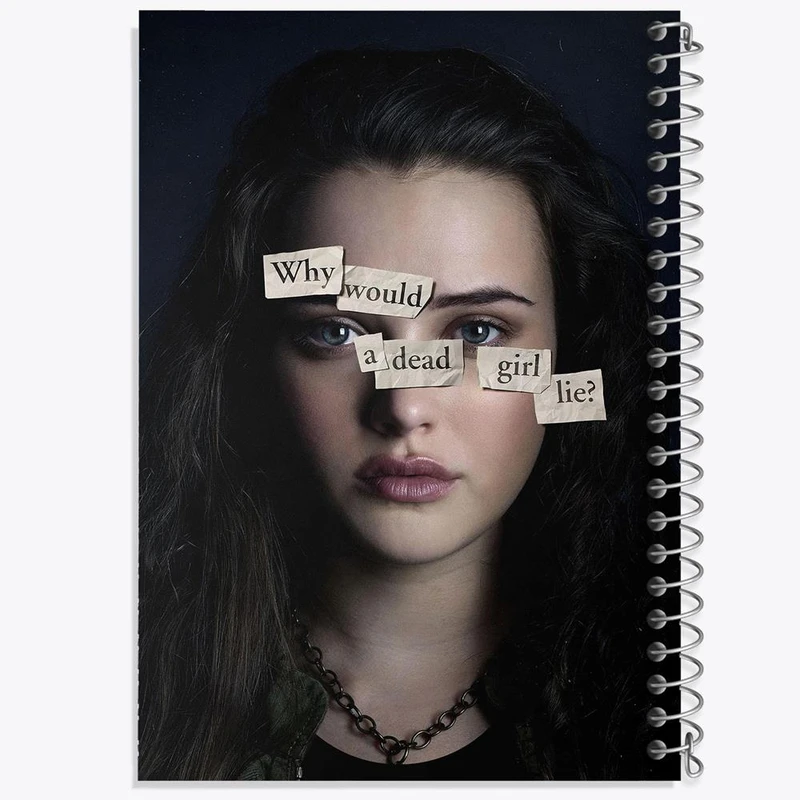 دفتر مشق 50 برگ خندالو مدل هانا بیکر 13دلیل برای اینکه Reasons Why13 کد 20333