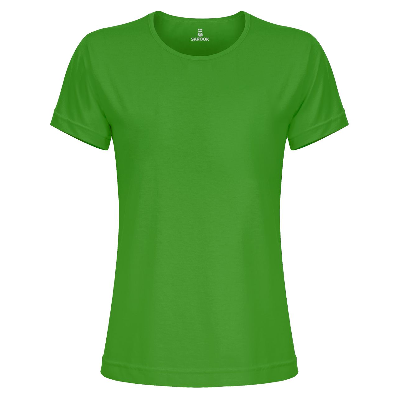 تی شرت آستین کوتاه زنانه ساروک مدل TSHPYR کد 10 رنگ سبز چمنی -  - 1