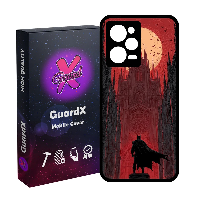 کاور گارد ایکس طرح بتمن مدل 10937 مناسب برای گوشی موبایل شیائومی Redmi Note 12 Pro 5G/Poco X5 Pro 5G/Note 12 Pro Speed
