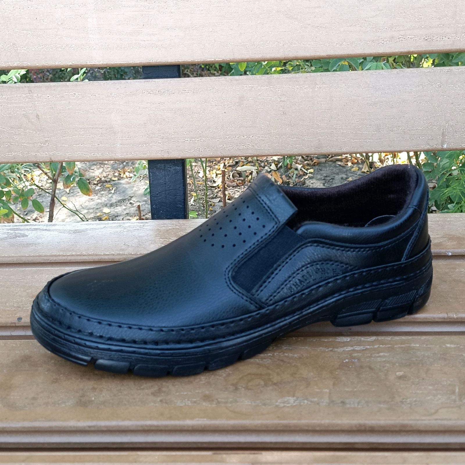 کفش طبی مردانه مدل سبلان رنگ مشکی -  - 3