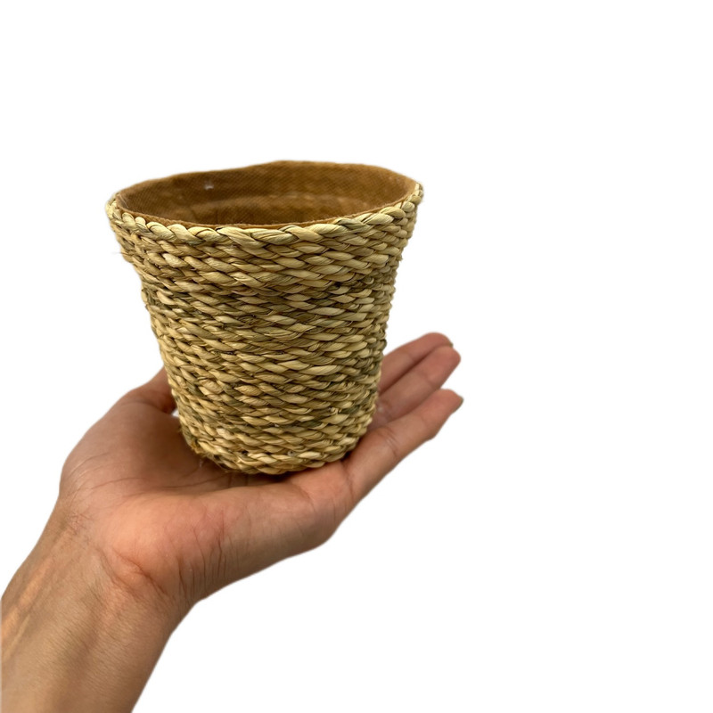 گلدان حصیری مدل مینیاتوری