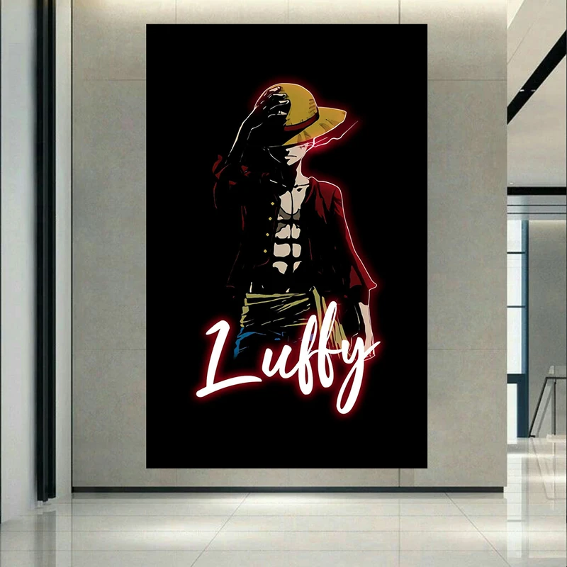 تابلو بوم طرح انیمه وان پیس مدل Luffy کد AR30348