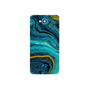 MAHOOT Turquoise marblewith golden streaks Cover Sticker for Huawei Y6 Pro