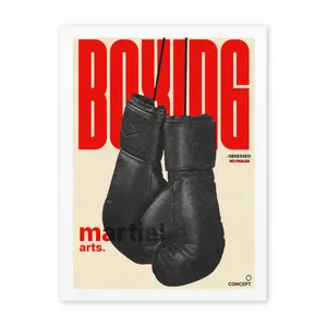 تابلو طرح بوکس کد 1225 فریم سفید