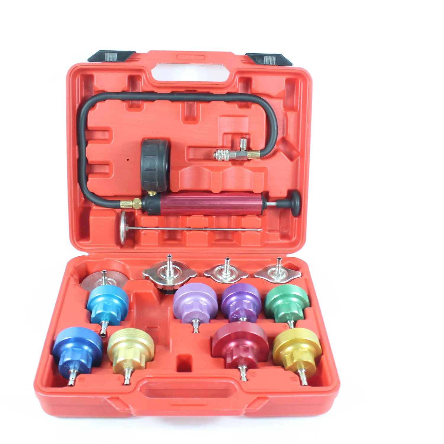 دستگاه تست نشت رادیاتور زد کا تولز مدل zk-14 مجموعه 14 عددی