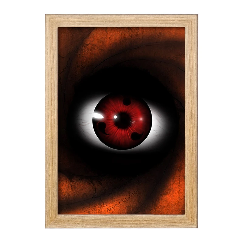 تابلو خندالو مدل شارینگان اوبیتو انیمه ناروتو Naruto  کد 11281