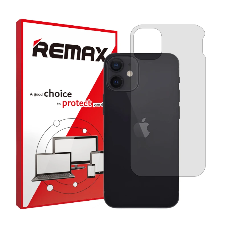 محافظ پشت گوشی شفاف ریمکس مدل HyGEL مناسب برای گوشی موبایل اپل iPhone 12 mini