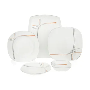 سرویس 25 پارچه چینی مقصود مدل دانوش پلاتین ورژن 2