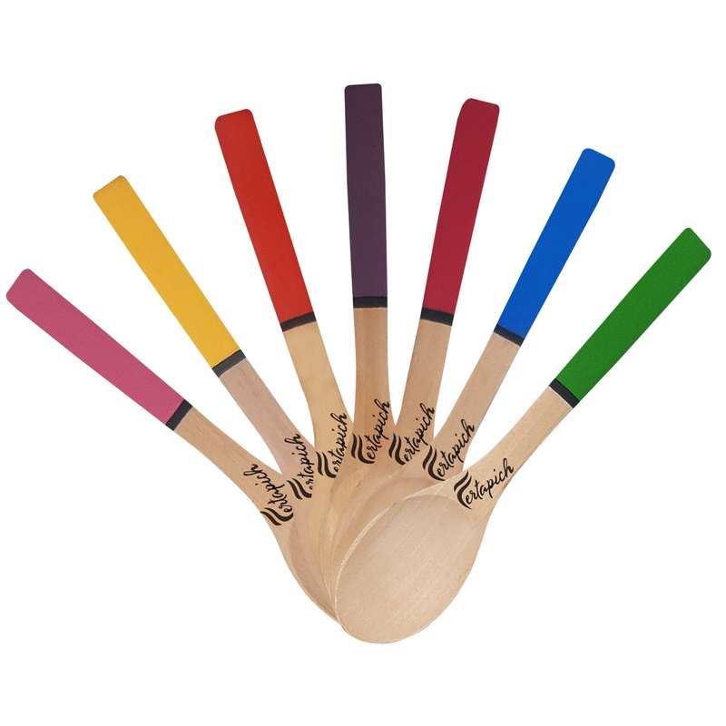  قاشق آشپزی فرتاپیچ مدل چوبی کد S012 بسته 7 عددی