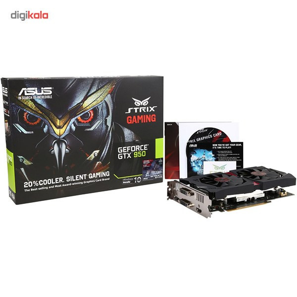 کارت گرافیک ایسوس مدل STRIX-GTX950-DC2OC-2GD5-GAMING