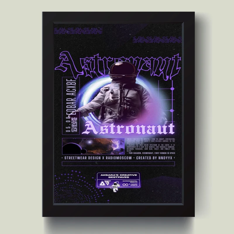 تابلو مدل Asternaut کد MJ131331