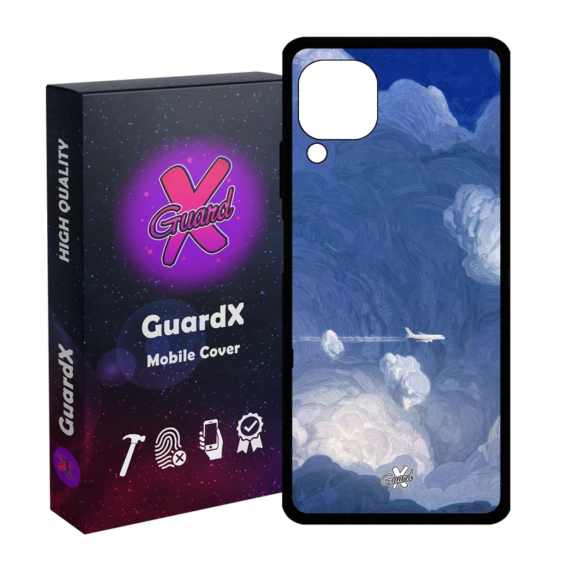 کاور گارد ایکس طرح هواپیما مدل Glass10597 مناسب برای گوشی موبایل هوآوی Nova 7i / Nova 6 SE / P40 Lite