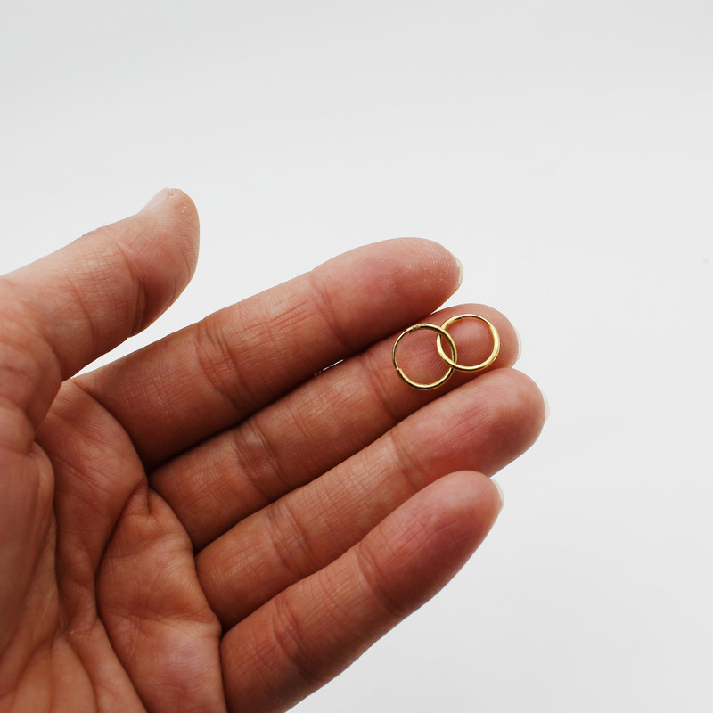 گوشواره طلا 18 عیار دخترانه رزالیا مدل Diamond-GEA-005