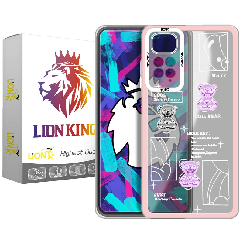  کاور لاین کینگ مدلBiدوخرس مناسب برای گوشی موبایل  شیائومی Redmi Note 11 Global / Note 11S