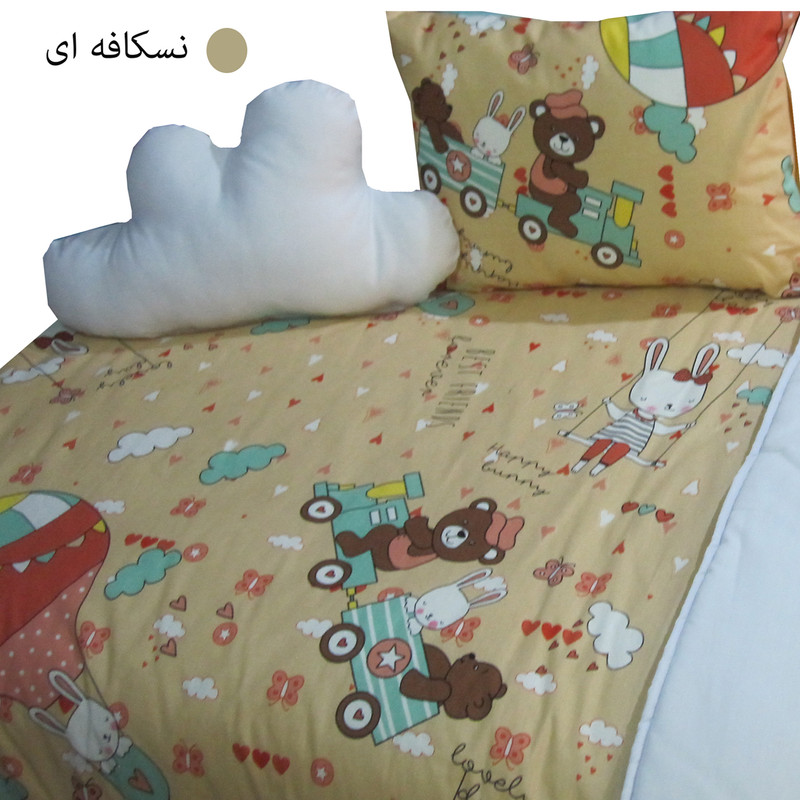 سرویس خواب 6 تکه کودک مدل خرگوش و بالن